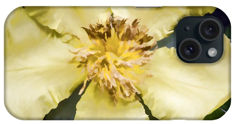 Flower iPhone Case featuring the digital art Flower In Pastel by Photographic Art by Russel Ray Photos