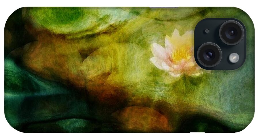 Pond iPhone Case featuring the digital art Flower of hope by Gun Legler