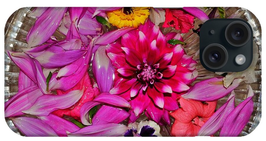 Flower Petals iPhone Case featuring the photograph Flower Offerings - Jabalpur India by Kim Bemis