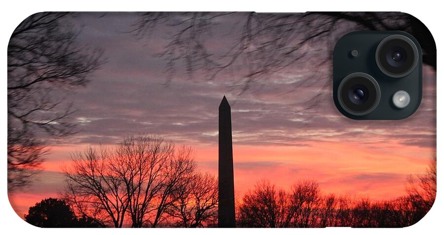 Floyd Monument iPhone Case featuring the photograph Floyd Monument Sunset by Yumi Johnson