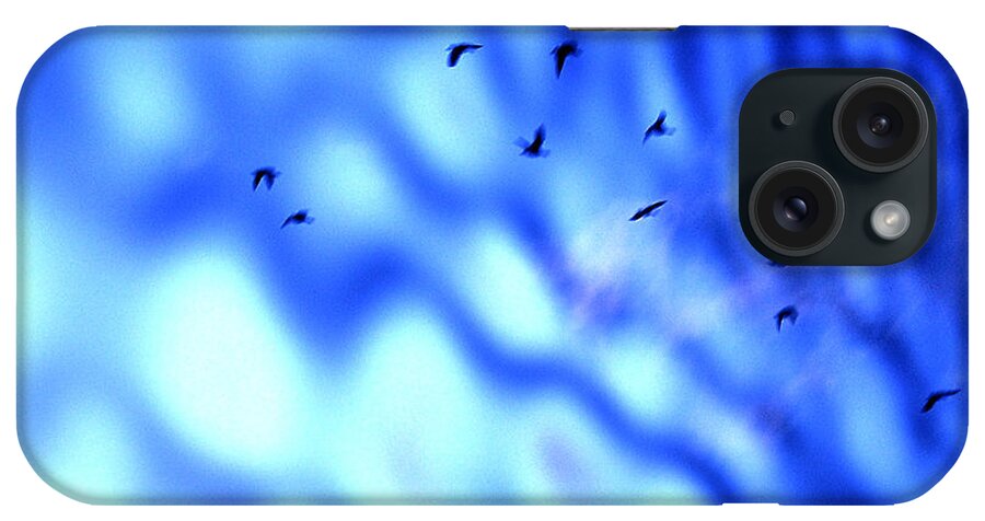Icelandic Birds iPhone Case featuring the photograph Fly Abstract by HweeYen Ong