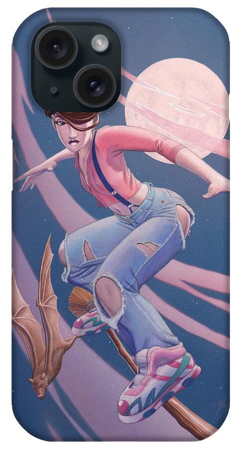 Deja Vu iPhone Case featuring the painting Flying High by Richard Moore