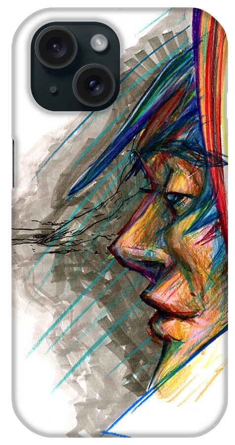 Focus iPhone Case featuring the drawing Focusing the Attention by John Ashton Golden
