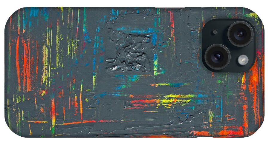 Derek Kaplan Art iPhone Case featuring the painting Fog Lifting From My Thoughts SERIES Edition 2 of 10 by Derek Kaplan