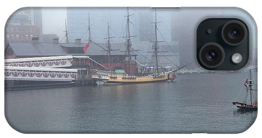  iPhone Case featuring the photograph Foggy Harbor by Harsh Vahalia