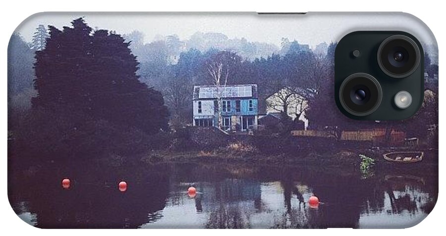 Whpreflectagram iPhone Case featuring the photograph Foggy Riverside Walk For This Weeks by Sophia Christie