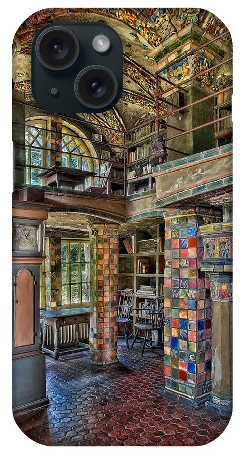 Castle iPhone Case featuring the photograph Fonthill Castle Library Room by Susan Candelario