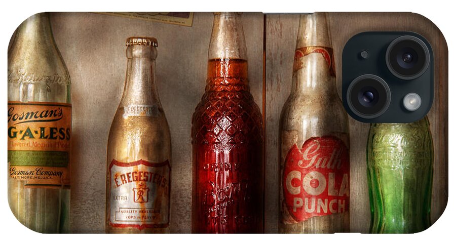 Soda iPhone Case featuring the photograph Food - Beverage - Favorite soda by Mike Savad