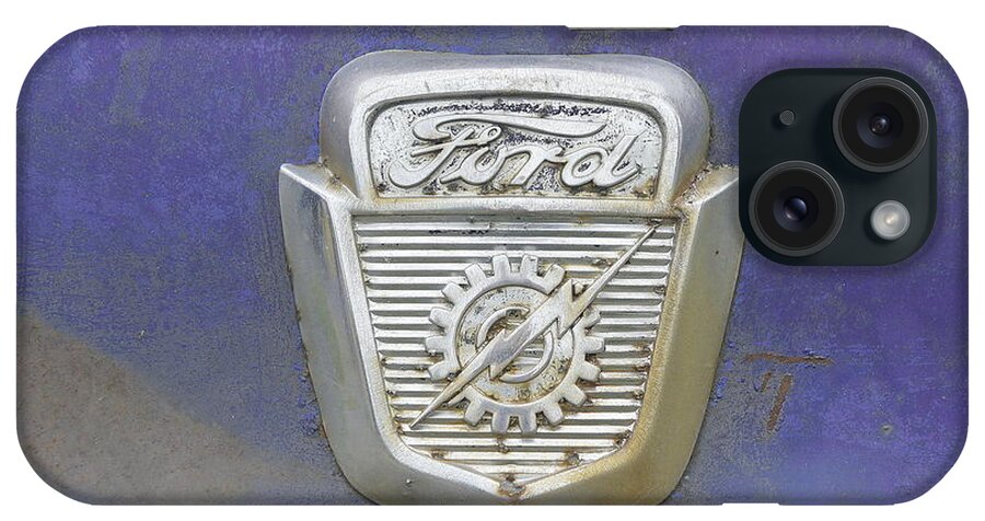 Ford Truck iPhone Case featuring the photograph Ford Emblem by Laurie Perry