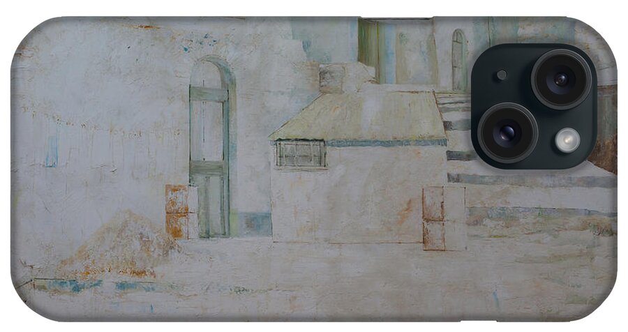 Townscape iPhone Case featuring the painting Forenza Vita - Salita Trappeto by Giovanni Caputo
