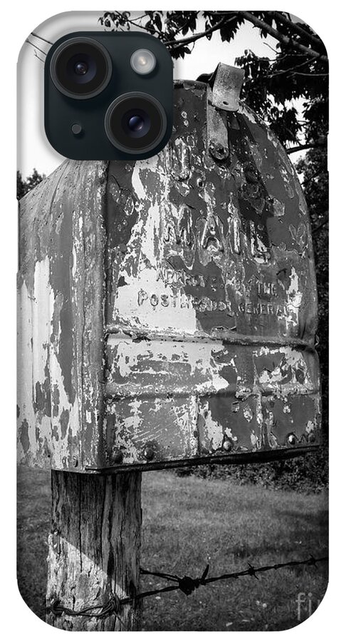 Old Mail Boxe Photos iPhone Case featuring the photograph Forgotten Letters by Deborah Fay Baker