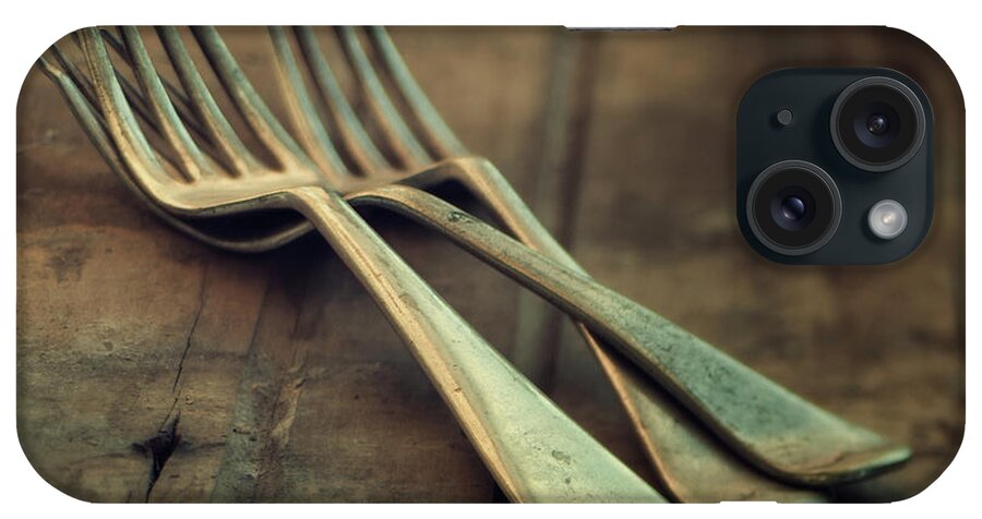 Spoon iPhone Case featuring the photograph Forks by Jill Ferry Photography