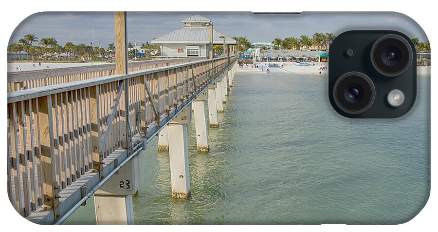 Pier iPhone Case featuring the photograph Fort Myers Beach by Kim Hojnacki