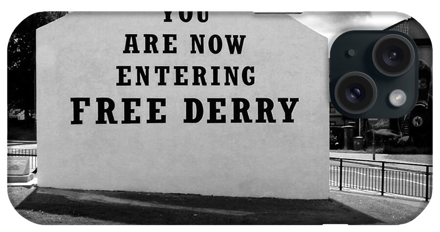 Free Derry Corner iPhone Case featuring the photograph Free Derry Corner 9 by Nina Ficur Feenan
