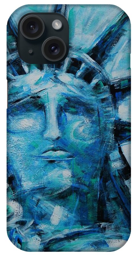 Freedom iPhone Case featuring the painting Freedom Cry by Dan Campbell