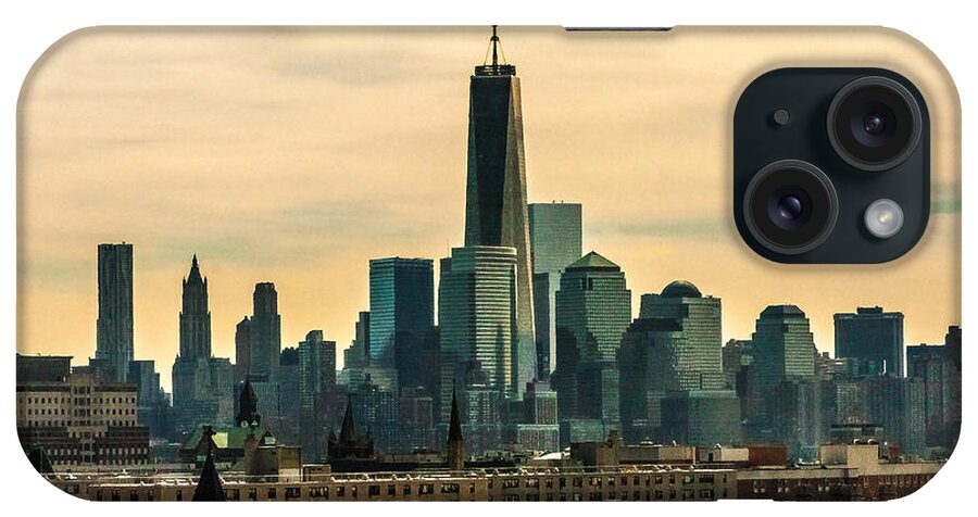 New York iPhone Case featuring the photograph Freedom Tower by Kathleen McGinley