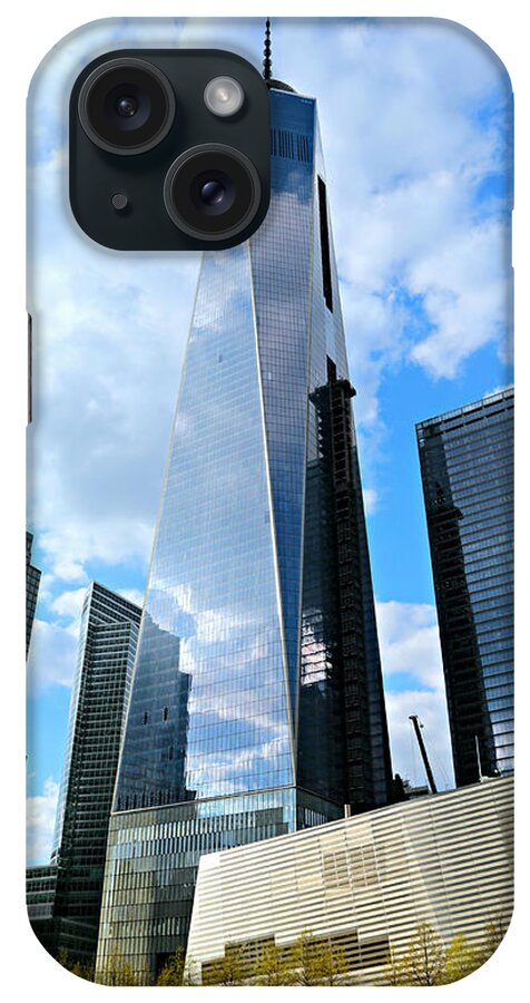 New York City iPhone Case featuring the photograph Freedom Tower by Stephen Stookey