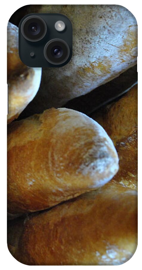 Bakery Breads iPhone Case featuring the photograph French Bread Basket by Pamela Smale Williams