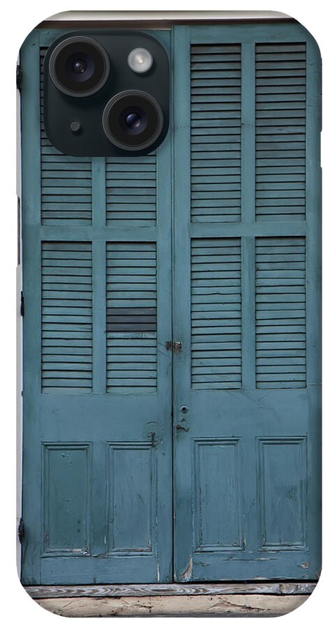 Kg iPhone Case featuring the photograph French Quarter Doors by KG Thienemann