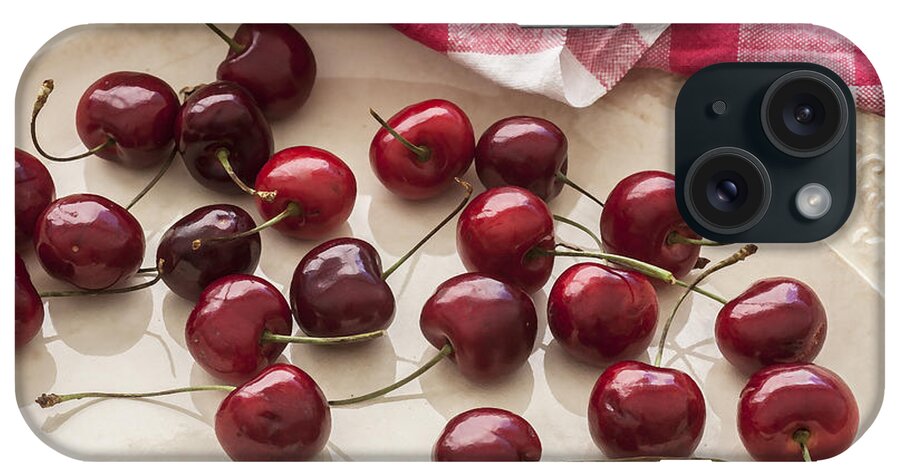 Cherries iPhone Case featuring the photograph Fresh Bing Cherries by Rich Franco