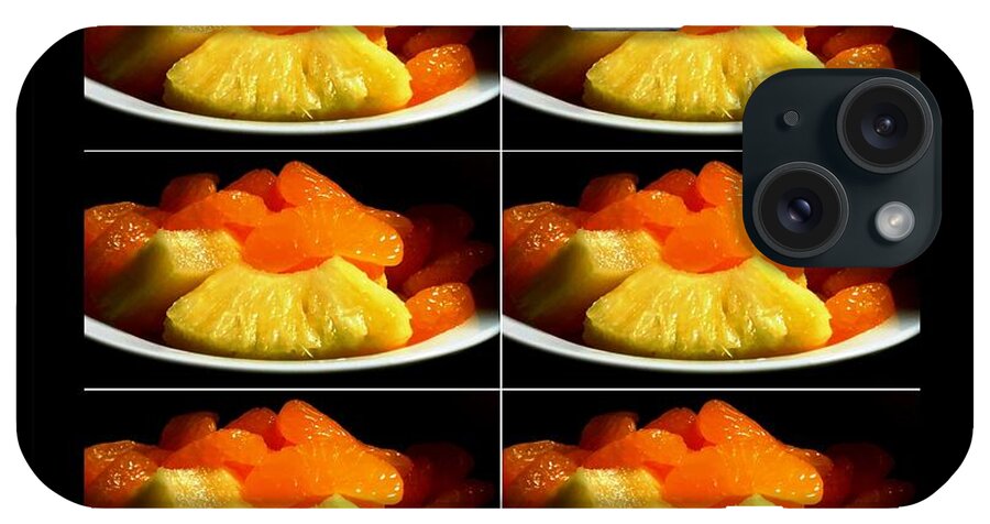 Fruit On Plates Prints iPhone Case featuring the photograph Fresh Fruit by Steve Godleski