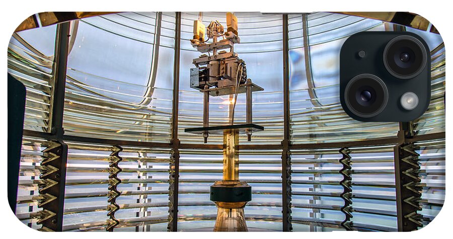 Fresnel Lens iPhone Case featuring the photograph Fresnel Lens by Mike Ronnebeck