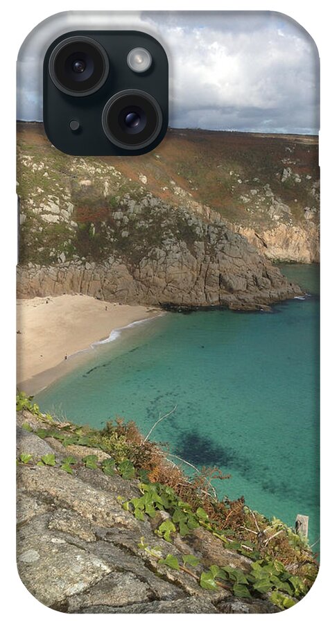 Beach iPhone Case featuring the photograph From The Minack by Liggyzighat 