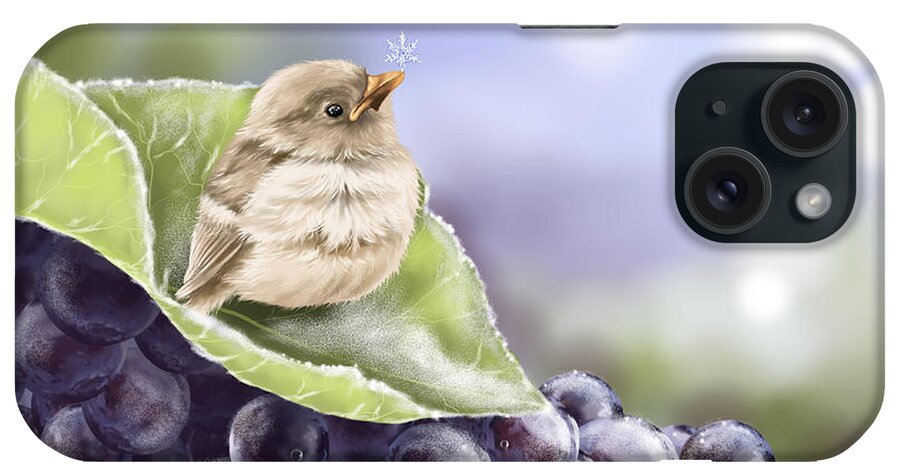 Grapes iPhone Case featuring the painting Frost by Veronica Minozzi