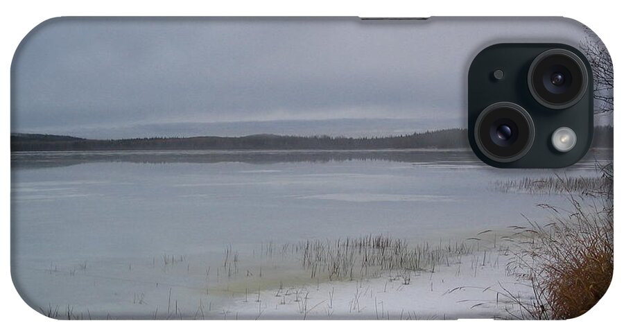 Tranquil iPhone Case featuring the photograph Frozen Tranquility by Vivian Martin