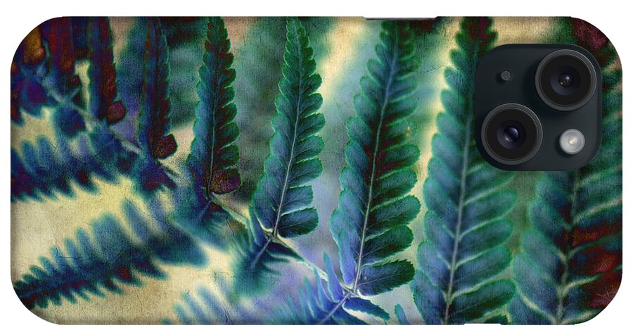 Clare Bambers iPhone Case featuring the photograph Funky Fern. by Clare Bambers