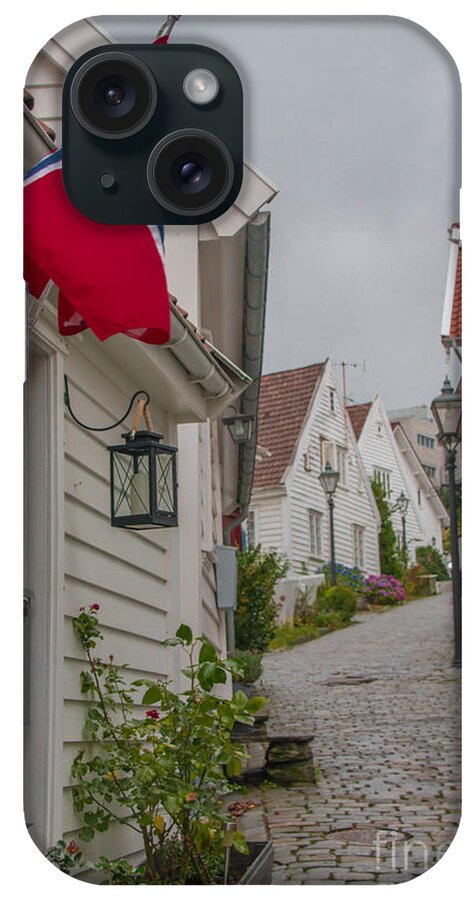 Scandinavian iPhone Case featuring the photograph Gamle Stavanger Norway 4 by Amanda Mohler