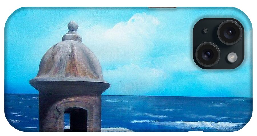 Garrita Del Diablo iPhone Case featuring the painting Garrita del Diablo by Tony Rodriguez