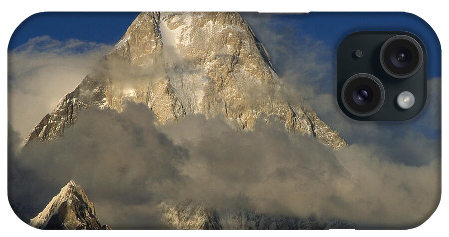 Feb0514 iPhone Case featuring the photograph Gasherbrum Iv Western Face Pakistan by Ned Norton