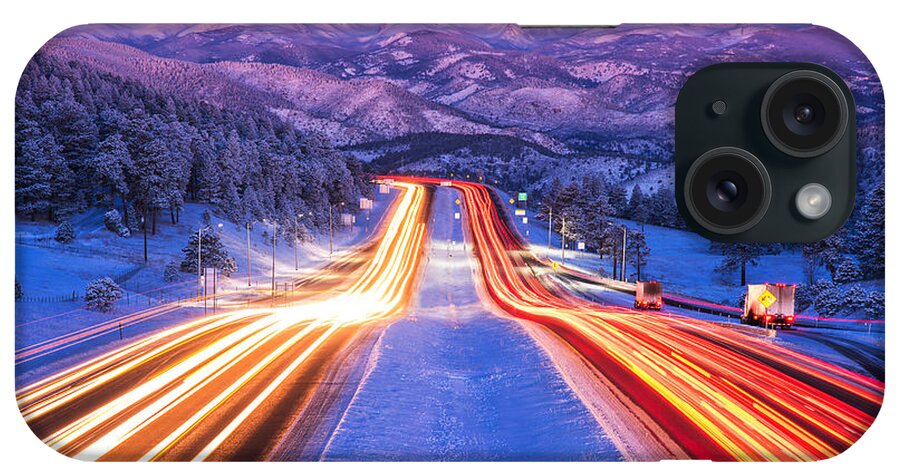 Snow iPhone Case featuring the photograph Gateway to the Rockies by Darren White