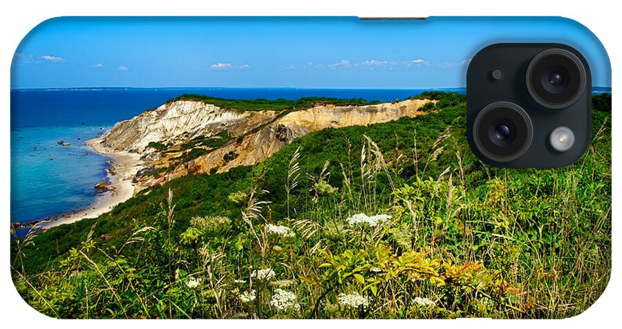Light House iPhone Case featuring the photograph Gay Head Light and Cliffs by Mark Miller