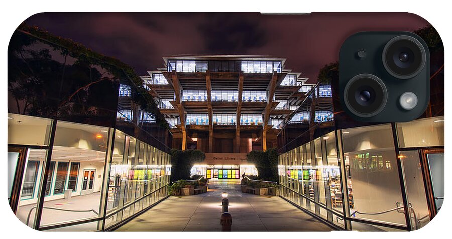 Entrance iPhone Case featuring the photograph Geisel Library Entrance by Eddie Yerkish