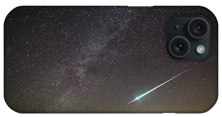 Gemini iPhone Case featuring the photograph Geminid Meteor in Florida by Jean Clark