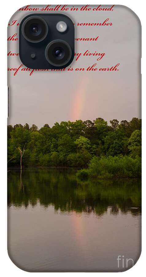 Scripture iPhone Case featuring the photograph Genesis 9 16 by Donna Brown