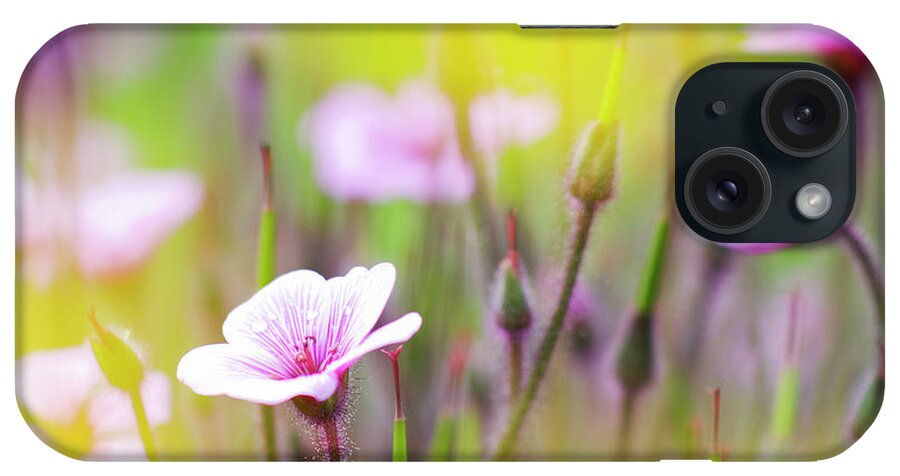 Geranium iPhone Case featuring the photograph Geranium by Heiko Koehrer-Wagner