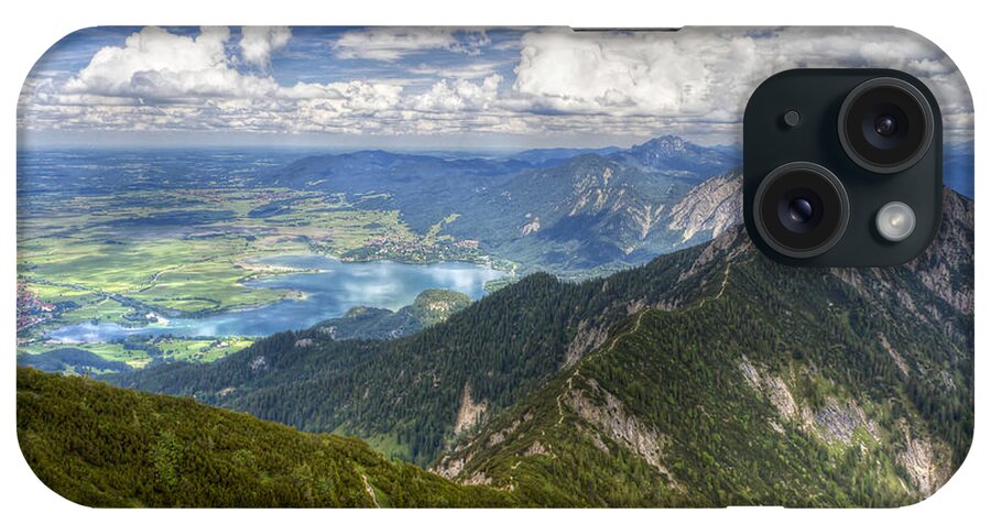 Alps iPhone Case featuring the photograph German Alps View I by Juergen Klust