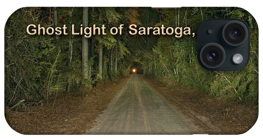 Saratoga Lights iPhone Case featuring the photograph Ghost Lights of Saratoga Texas by D Wallace