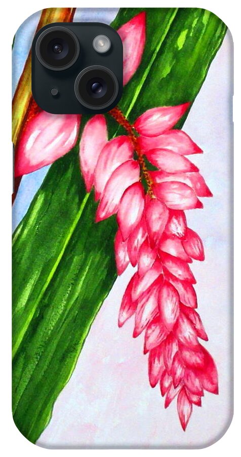 Painting iPhone Case featuring the painting Ginger by Ashley Goforth