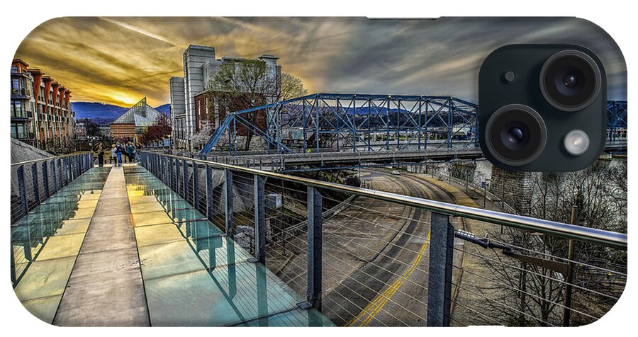 Glass iPhone Case featuring the photograph Glass Bridge by Brett Engle