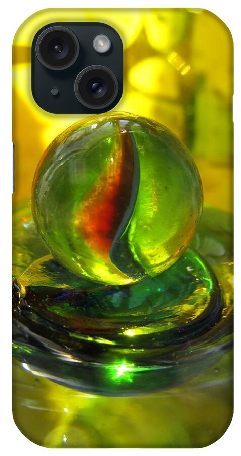 Glass Marble iPhone Case featuring the photograph Glass Marble Still Life by Alfred Ng