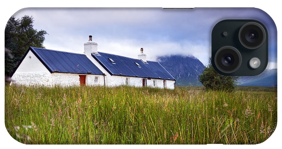 Landscape iPhone Case featuring the photograph Glencoe Cottage by David Lichtneker