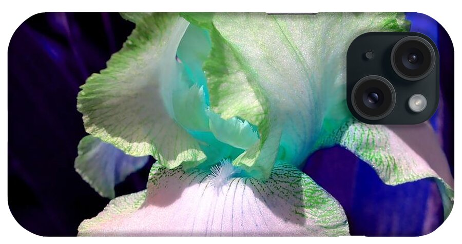 Iris iPhone Case featuring the photograph Glowing Beauty by Deena Stoddard