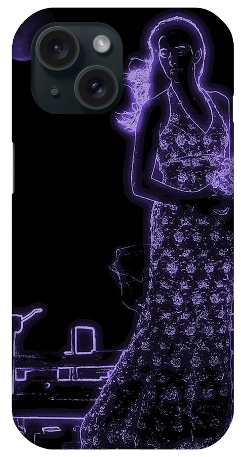 Moon iPhone Case featuring the photograph Glowing Night by Leticia Latocki