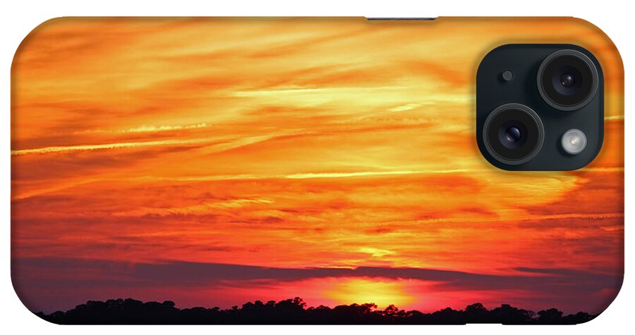 Sky iPhone Case featuring the photograph God Paints The Sky by Cynthia Guinn