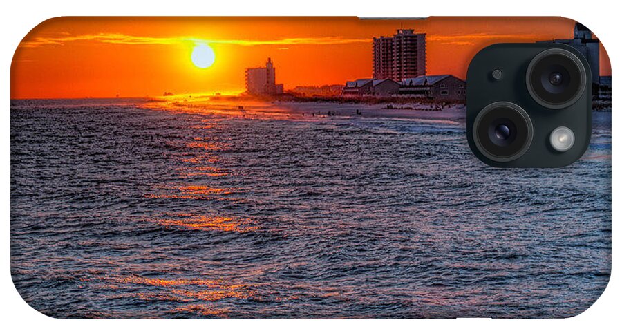 Tim Stanley Photography iPhone Case featuring the photograph Gold Over the Beach by Tim Stanley