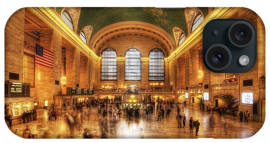 Art iPhone Case featuring the photograph Golden Grand Central by Yhun Suarez